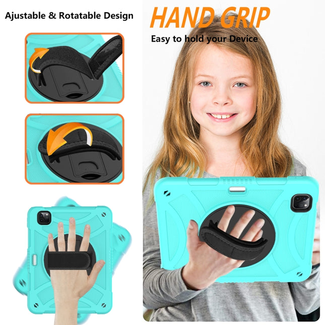 Funda de silicona y PC con agarre giratorio para iPad Pro 11 2022/2021/2020