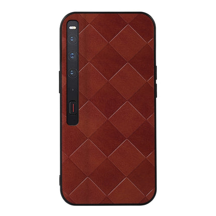 Weave Plaid PU Phone Case, For Honor 70 Pro / 70 Pro+, For vivo S15, For Xiaomi Redmi Note 11T Pro, For Huawei Mate Xs 2, For Honor 70