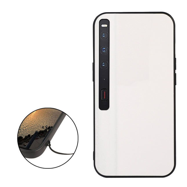 Two-color Litchi Texture PU Phone Case, For Huawei Mate Xs 2