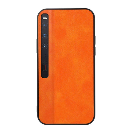 Two-color Litchi Texture PU Phone Case, For Huawei Mate Xs 2