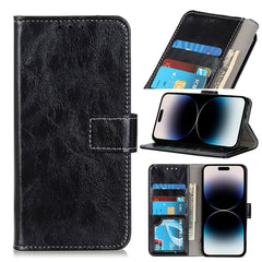 Retro Crazy Horse Texture Horizontal Flip Leather Phone Case,Small Quantity Recommended Before iPhone 14 Launching, For iPhone 14, For iPhone 14 Plus, For iPhone 14 Pro, For iPhone 14 Pro Max