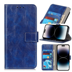 Retro Crazy Horse Texture Horizontal Flip Leather Phone Case,Small Quantity Recommended Before iPhone 14 Launching, For iPhone 14, For iPhone 14 Plus, For iPhone 14 Pro, For iPhone 14 Pro Max