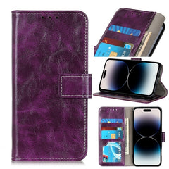 Retro Crazy Horse Texture Horizontal Flip Leather Phone Case,Small Quantity Recommended Before iPhone 14 Launching, For iPhone 14, For iPhone 14 Plus, For iPhone 14 Pro, For iPhone 14 Pro Max