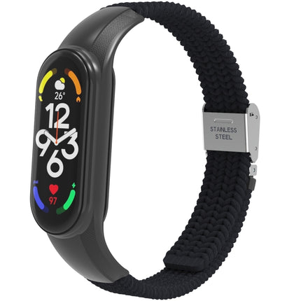 Adjustable Nylon Braided Integrated Watch Band, For Xiaomi Mi Band 7