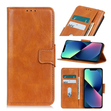 Mirren Crazy Horse Texture Horizontal Flip Leder Handyhülle, Für iPhone 14, Für iPhone 14 Max, Für iPhone 14 Pro, Für iPhone 14 Pro Max