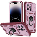 For iPhone 14 Pro / Pink+Dark Red