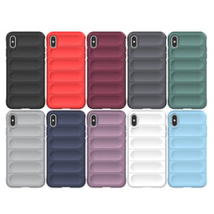 Magic Shield TPU + Flannel Phone Case, For iPhone XS Max