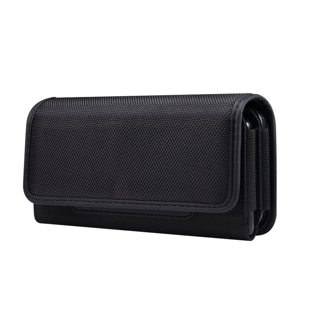 Double Grid Oxford Cloth Card Slot Mobile Phone Case, For 6.7-6.9 inch Smartphones