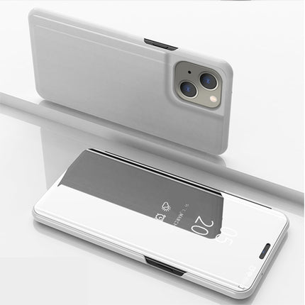 Verspiegelte horizontale Flip-Telefonhülle aus Leder mit Halterung, für iPhone 14, für iPhone 14 Plus, für iPhone 14 Pro, für iPhone 14 Pro Max