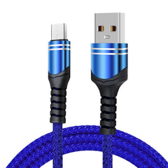 6A Woven Style USB Charging Cable, Cable Length: 1m, USB-C / Type-C, Micro USB, 8 Pin