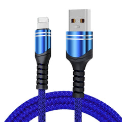 6A Woven Style USB Charging Cable, Cable Length: 1m, USB-C / Type-C, Micro USB, 8 Pin