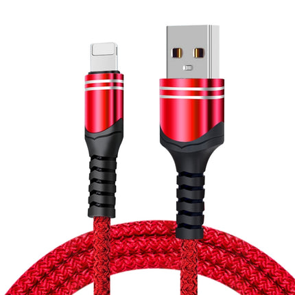 6A USB-Ladekabel im Woven-Stil, Kabellänge: 1 m, USB-C/Typ-C, Micro USB, 8-polig