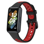 For Huawei Band 7 / 7 NFC / Black+Red