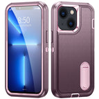 For iPhone 14 / Purple + Pink
