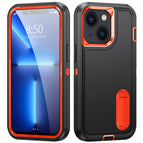 For iPhone 14 Plus / Black + Orange