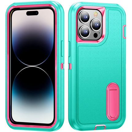 3 in 1 Rugged Holder Phone Case, For iPhone 14 Pro, For iPhone 14 Pro Max