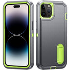 For iPhone 14 Pro Max / Grey + Green