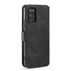 DG.MING Retro Oil Side Horizontal Flip Case with Holder & Card Slots & Wallet, For Huawei Honor V30 Pro