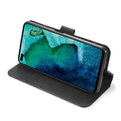 DG.MING Retro Oil Side Horizontal Flip Case with Holder & Card Slots & Wallet, For Huawei Honor V30 Pro
