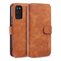 DG.MING Retro Oil Side Horizontal Flip Case with Holder & Card Slots & Wallet, For Huawei Honor V30 Pro