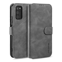 DG.MING Retro Oil Side Horizontal Flip Case with Holder & Card Slots & Wallet, For Huawei Honor V30 Pro