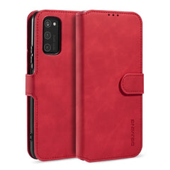 DG.MING Retro Oil Side Horizontal Flip Case with Holder & Card Slots & Wallet, For Huawei Honor V30 Pro