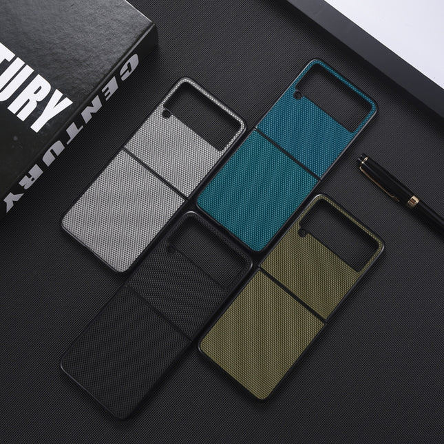 Nylon Cloth Texture Shockproof PC+TPU Phone Case, For Samsung Galaxy Z Flip4 5G