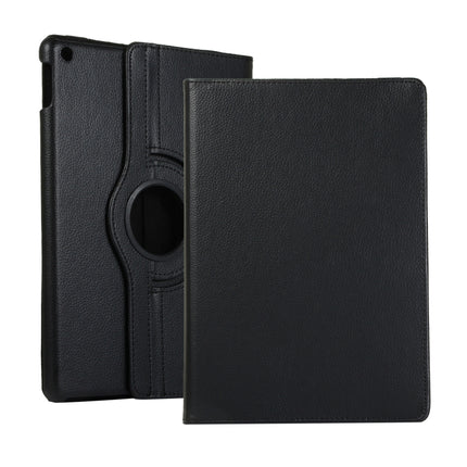 Litchi Texture 360 Degrees Rotation Leather Tablet Case with Holder, For Lenovo M10 Plus 3rd