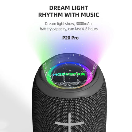 HOPESTAR P20 Pro Waterproof Wireless Bluetooth Speaker, P20 Pro(Black), P20 Pro(Red), P20 Pro(Grey), P20 Pro(Blue)
