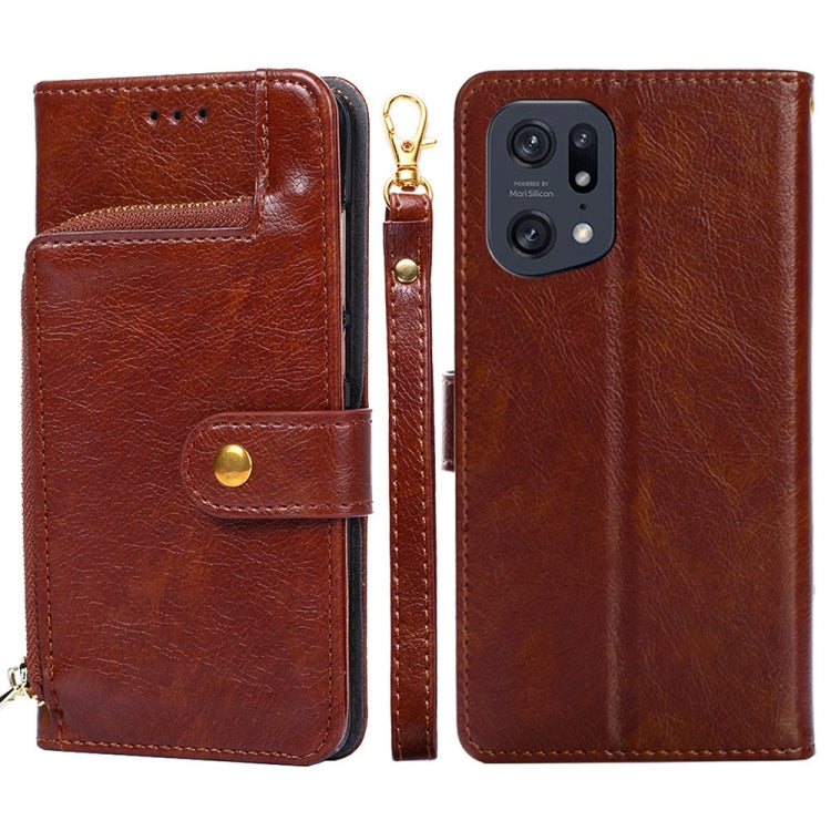 Zipper Bag Leather Phone Case, For Motorola Moto G52 4G/Moto G82 5G, For OPPO Find X5 Pro, For OPPO K10 5G, For OPPO K10 Pro 5G, For OPPO Reno7 4G/F21 Pro 4G, For OPPO Reno7 5G Global/Find X5 Lite