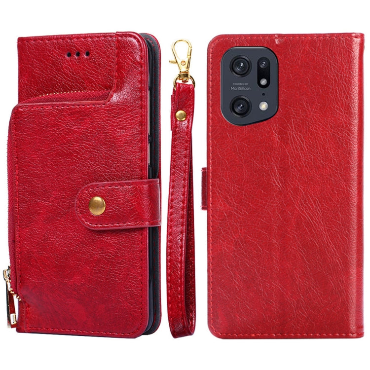 Zipper Bag Leather Phone Case, For Motorola Moto G52 4G/Moto G82 5G, For OPPO Find X5 Pro, For OPPO K10 5G, For OPPO K10 Pro 5G, For OPPO Reno7 4G/F21 Pro 4G, For OPPO Reno7 5G Global/Find X5 Lite