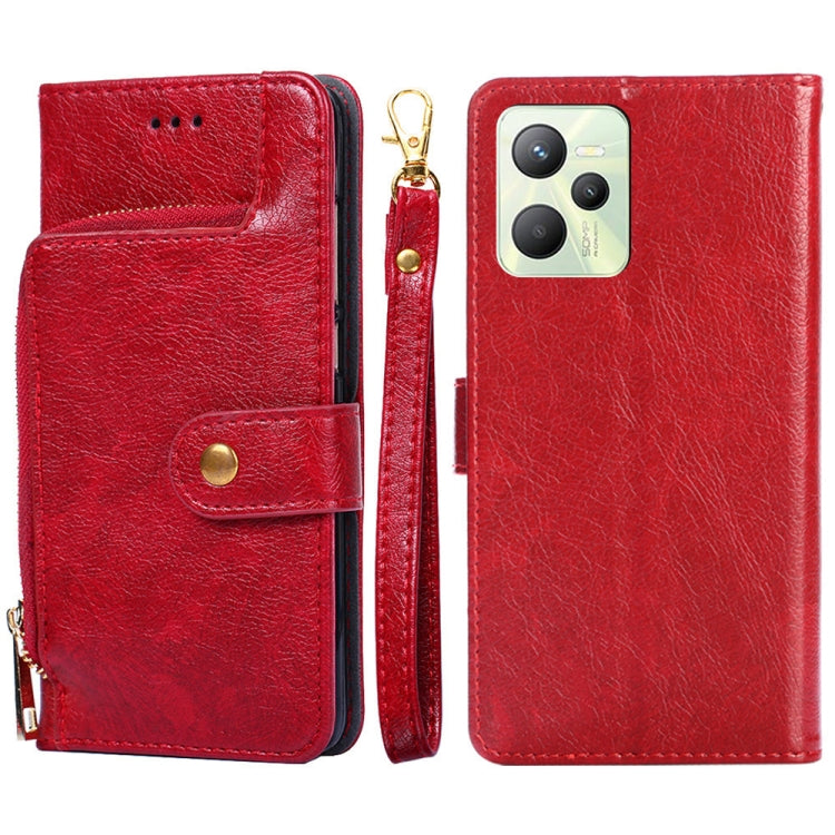 Zipper Bag Leather Phone Case, For OPPO Realme 9 Pro, For OPPO Realme 9 Pro+/Realme 9 Pro Plus, For OPPO Realme 9 Pro+, For OPPO Realme?9i/A36?4G/A96?4G/K10?4G/A76?4G, For OPPO Realme C35, For OPPO Realme GT Neo 3, For OPPO Realme GT2 Pro
