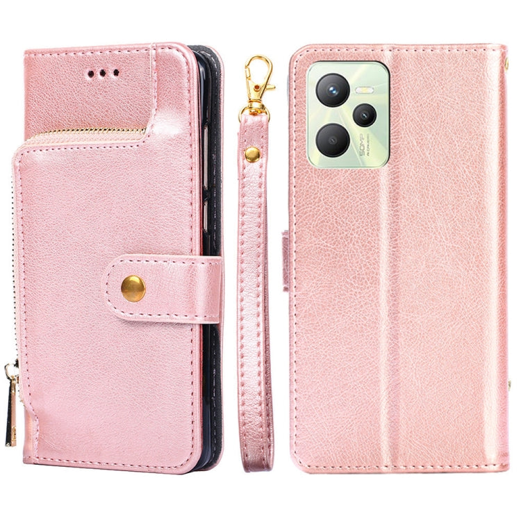 Zipper Bag Leather Phone Case, For OPPO Realme 9 Pro, For OPPO Realme 9 Pro+/Realme 9 Pro Plus, For OPPO Realme 9 Pro+, For OPPO Realme?9i/A36?4G/A96?4G/K10?4G/A76?4G, For OPPO Realme C35, For OPPO Realme GT Neo 3, For OPPO Realme GT2 Pro