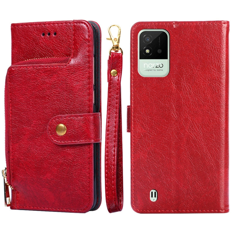 Zipper Bag Leather Phone Case, For OPPO Realme Narzo 50i, For vivo iQOO 9 5G, For vivo IQOO Neo6 5G, For vivo iQOO U5 5G, For vivo S12/V23, For vivo S12 Pro/V23 Pro