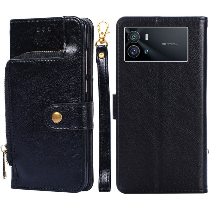 Zipper Bag Leather Phone Case, For vivo iQOO 9 5G, For vivo IQOO Neo6 5G, For vivo iQOO U5 5G, For vivo S12/V23, For vivo S12 Pro/V23 Pro, For vivo X80 Pro China