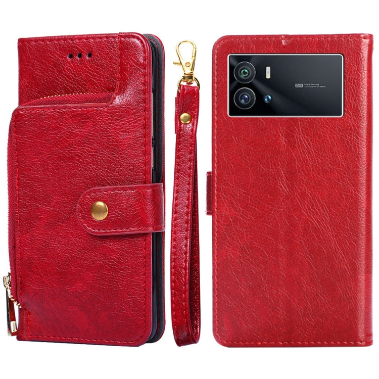 Zipper Bag Leather Phone Case, For OPPO Realme Narzo 50i, For vivo iQOO 9 5G, For vivo IQOO Neo6 5G, For vivo iQOO U5 5G, For vivo S12/V23, For vivo S12 Pro/V23 Pro