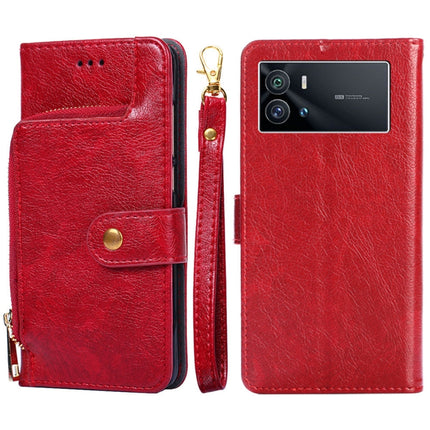 Zipper Bag Leather Phone Case, For vivo iQOO 9 5G, For vivo IQOO Neo6 5G, For vivo iQOO U5 5G, For vivo S12/V23, For vivo S12 Pro/V23 Pro, For vivo X80 Pro China
