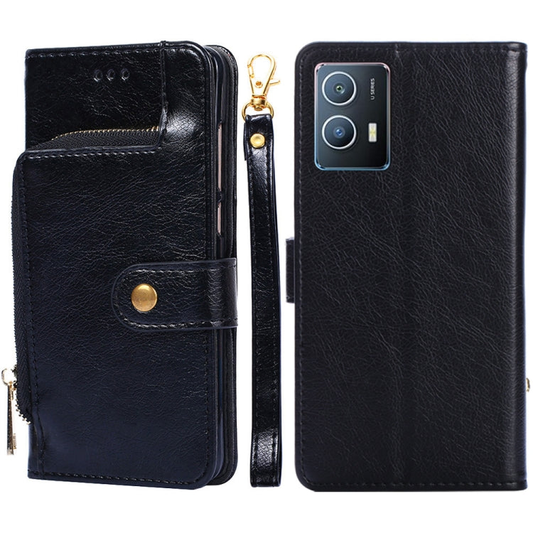 Zipper Bag Leather Phone Case, For OPPO Realme Narzo 50i, For vivo iQOO 9 5G, For vivo IQOO Neo6 5G, For vivo iQOO U5 5G, For vivo S12/V23, For vivo S12 Pro/V23 Pro
