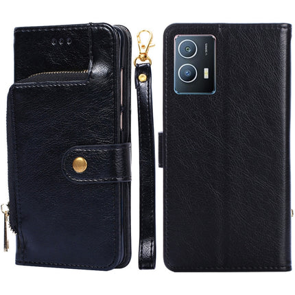 Zipper Bag Leather Phone Case, For vivo iQOO 9 5G, For vivo IQOO Neo6 5G, For vivo iQOO U5 5G, For vivo S12/V23, For vivo S12 Pro/V23 Pro, For vivo X80 Pro China