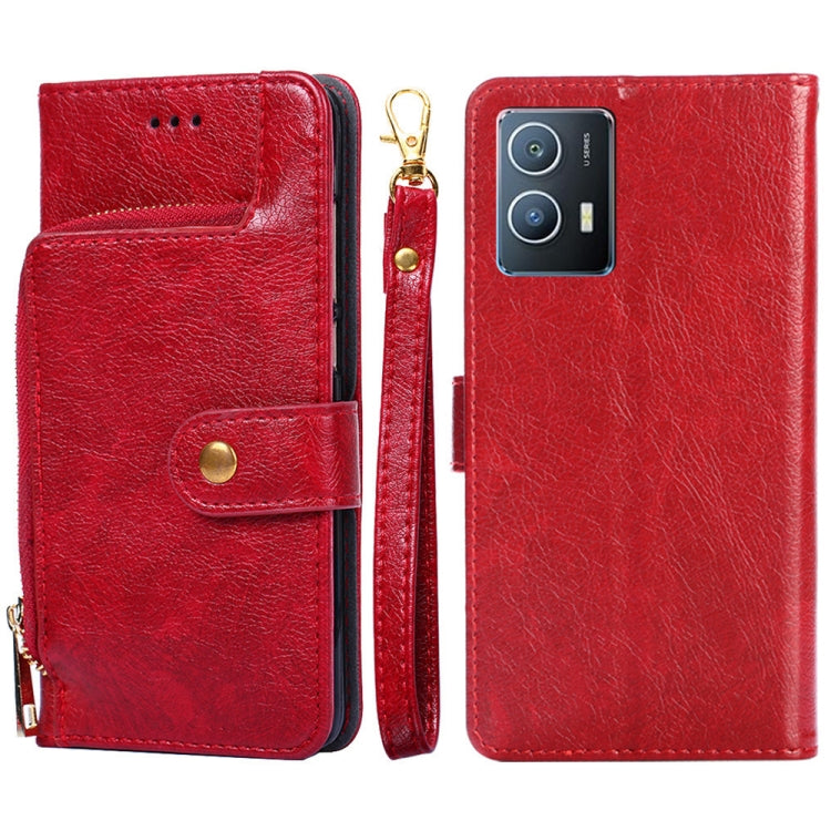 Zipper Bag Leather Phone Case, For OPPO Realme Narzo 50i, For vivo iQOO 9 5G, For vivo IQOO Neo6 5G, For vivo iQOO U5 5G, For vivo S12/V23, For vivo S12 Pro/V23 Pro