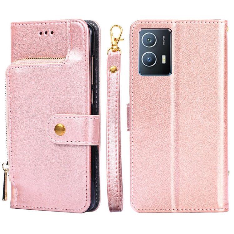 Zipper Bag Leather Phone Case, For OPPO Realme Narzo 50i, For vivo iQOO 9 5G, For vivo IQOO Neo6 5G, For vivo iQOO U5 5G, For vivo S12/V23, For vivo S12 Pro/V23 Pro