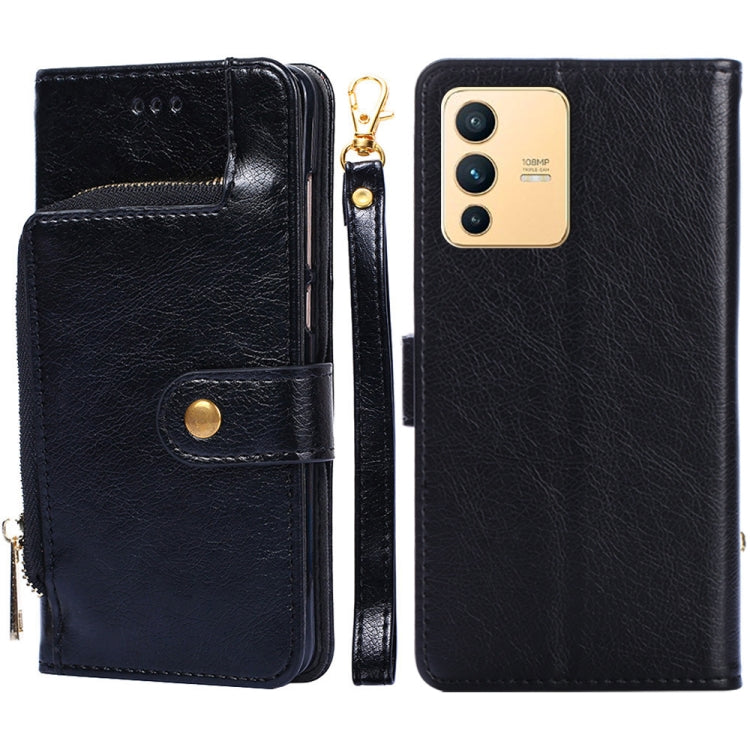 Zipper Bag Leather Phone Case, For OPPO Realme Narzo 50i, For vivo iQOO 9 5G, For vivo IQOO Neo6 5G, For vivo iQOO U5 5G, For vivo S12/V23, For vivo S12 Pro/V23 Pro