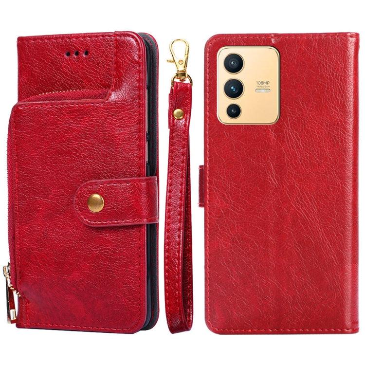 Zipper Bag Leather Phone Case, For OPPO Realme Narzo 50i, For vivo iQOO 9 5G, For vivo IQOO Neo6 5G, For vivo iQOO U5 5G, For vivo S12/V23, For vivo S12 Pro/V23 Pro