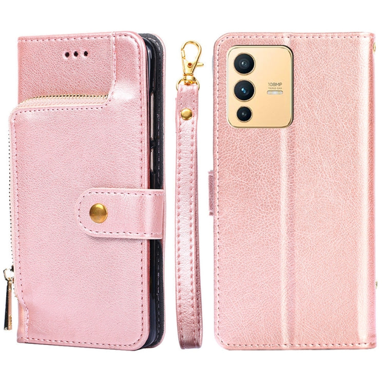 Zipper Bag Leather Phone Case, For OPPO Realme Narzo 50i, For vivo iQOO 9 5G, For vivo IQOO Neo6 5G, For vivo iQOO U5 5G, For vivo S12/V23, For vivo S12 Pro/V23 Pro