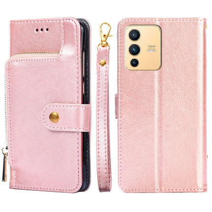 Zipper Bag Leather Phone Case, For vivo iQOO 9 5G, For vivo IQOO Neo6 5G, For vivo iQOO U5 5G, For vivo S12/V23, For vivo S12 Pro/V23 Pro, For vivo X80 Pro China