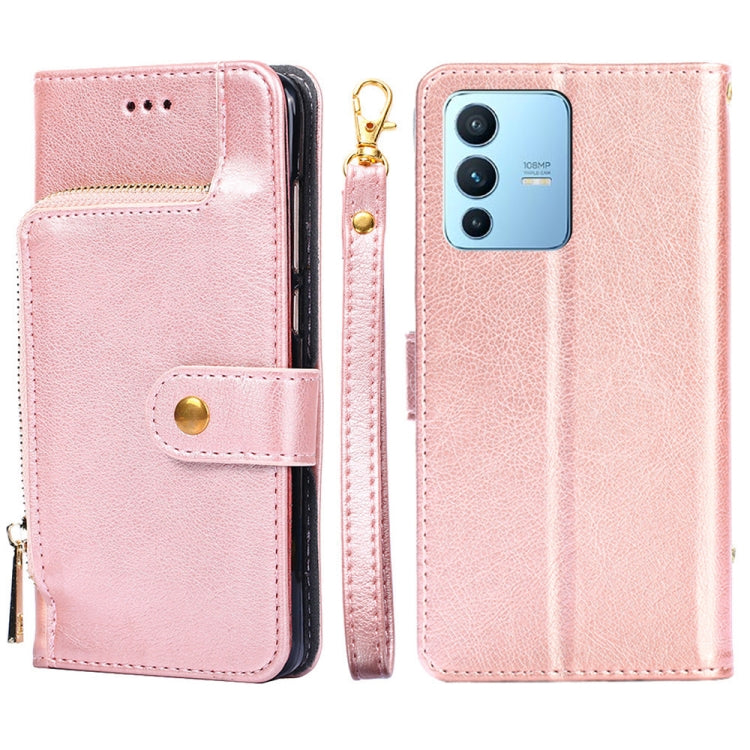 Zipper Bag Leather Phone Case, For OPPO Realme Narzo 50i, For vivo iQOO 9 5G, For vivo IQOO Neo6 5G, For vivo iQOO U5 5G, For vivo S12/V23, For vivo S12 Pro/V23 Pro
