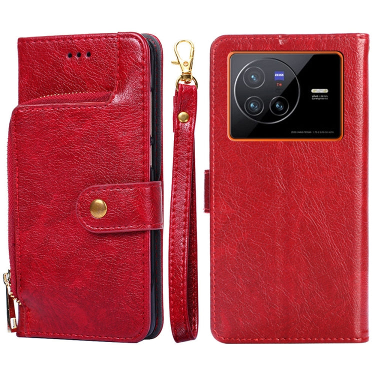 Zipper Bag Leather Phone Case, For vivo X80 Pro China, For vivo X80 China, For vivo Y53s 5G/iQOO Z5x/T1x, For vivo Y55s 5G, For vivo Y76s China/Y74s, For Google Pixel 7 5G