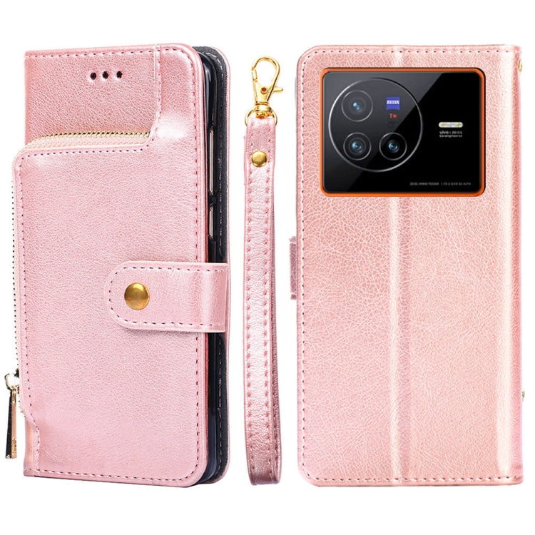 Zipper Bag Leather Phone Case, For vivo X80 Pro China, For vivo X80 China, For vivo Y53s 5G/iQOO Z5x/T1x, For vivo Y55s 5G, For vivo Y76s China/Y74s, For Google Pixel 7 5G