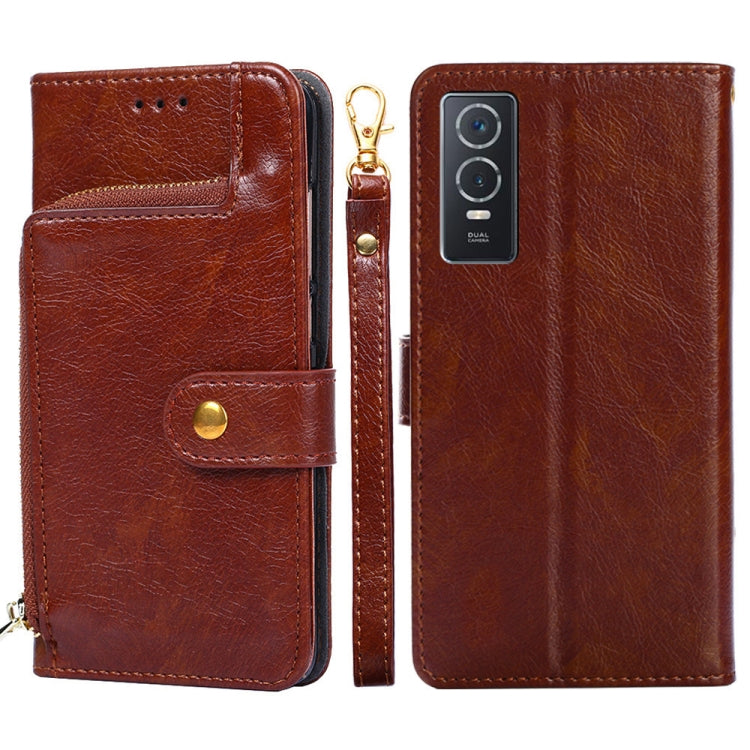 Zipper Bag Leather Phone Case, For vivo X80 Pro China, For vivo X80 China, For vivo Y53s 5G/iQOO Z5x/T1x, For vivo Y55s 5G, For vivo Y76s China/Y74s, For Google Pixel 7 5G