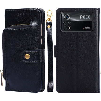 Zipper Bag Leather Phone Case, For Xiaomi Poco X4 Pro 5G, For Xiaomi Redmi K50/Redmi K50 Pro, For Xiaomi Redmi K50 Gaming/Poco F4 GT, For Xiaomi Redmi Note 11 Global/Redmi Note 11S, For Xiaomi Redmi Note 11 Pro Global, For Xiaomi 12 Lite